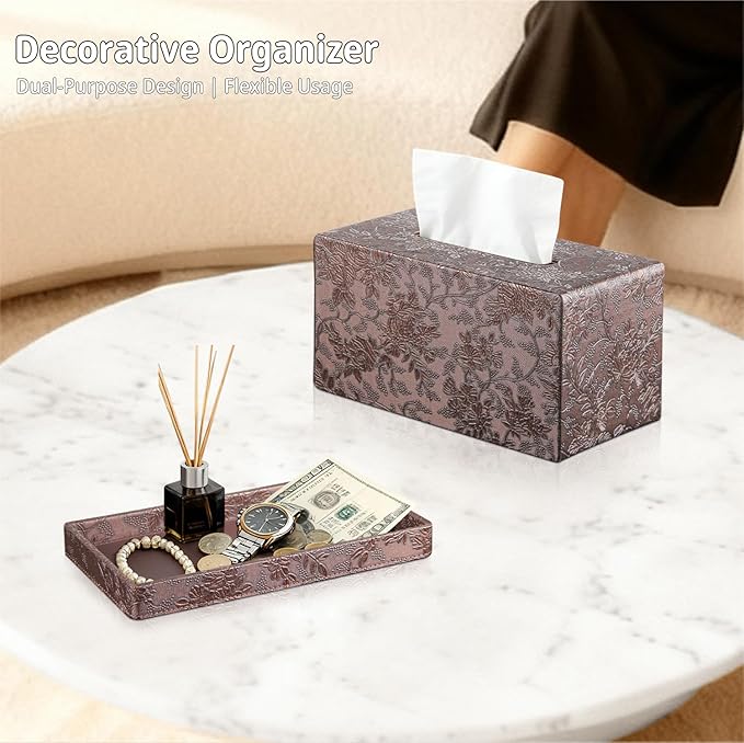YAPISHI Large Tissue Box Cover Rectangle - Image 6