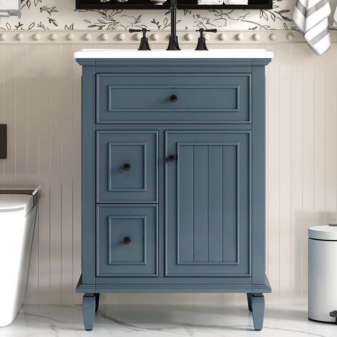 Harper & Bright Designs 24" Bathroom Vanity - Image 3