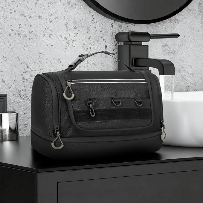 Toiletry Bag for Men, Handing Travel Toiletry Organizer Protable Water - Image 8