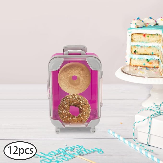 DMSIDN 12-Pack Mini Suitcase Party Favor Boxes - Image 8