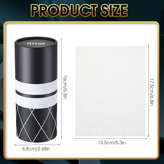 Outus 12 Pcs Geometric Car Tissues Cylinder Holder - Image 2