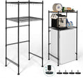KELIXU Mini Fridge Shelf 2-Tier Metal Mini Fridge Stand by KELIXU