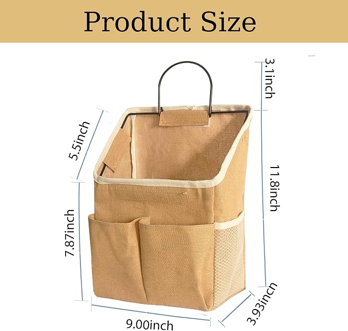 2pcs Wall Hanging Storage Bag, Wall Hanging Organizer Bags - Image 2