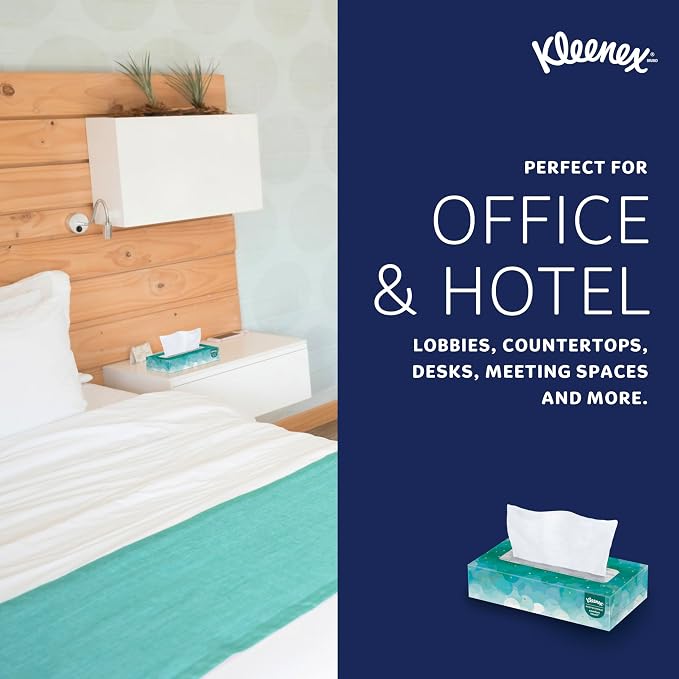 Kleenex Professional Facial Tissue, Flat Boxed Format, Designed - Image 8