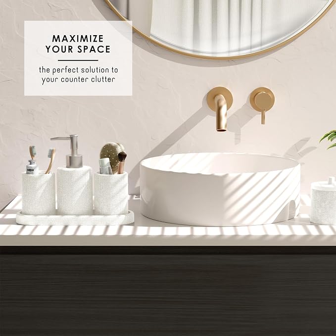 Clara Clark White Bathroom Set - Image 7