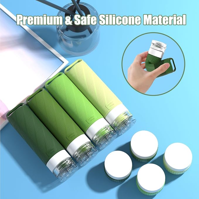 26 Pieces Travel Size Toiletries Bottles Set, Tsa Approved Leakproof Refillable - Image 4