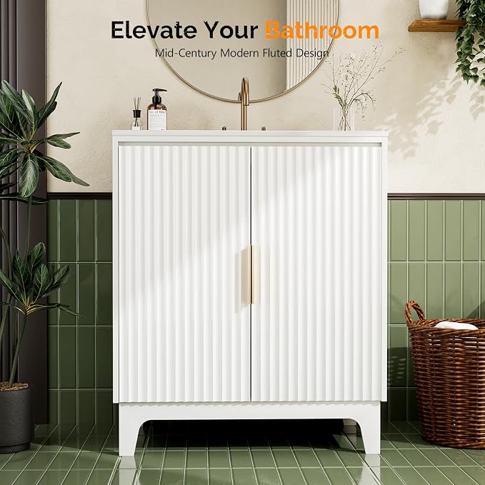 VINGLI 30 Inch Bathroom Vanity - Image 5