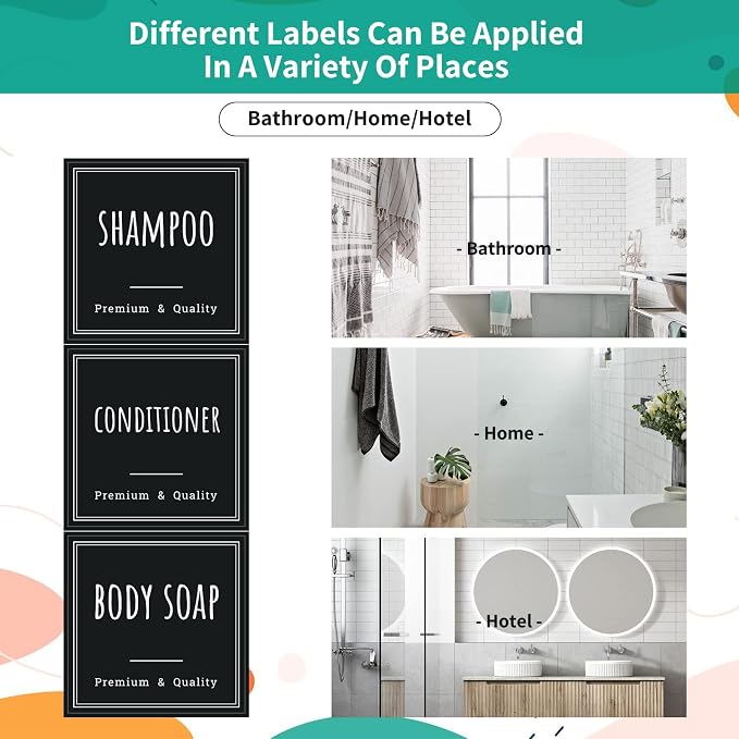Segbeauty Soap Dispenser Labels - Image 6