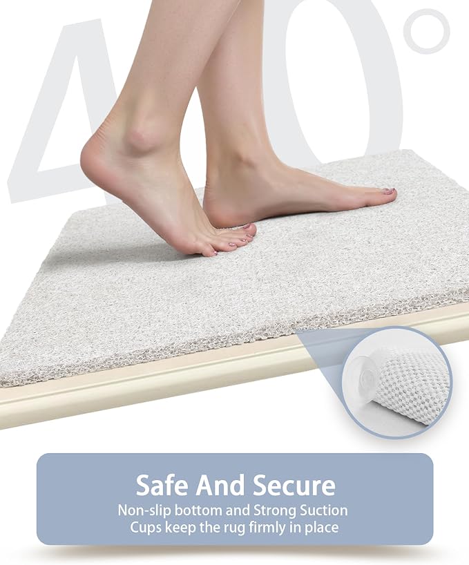 Mecko Non Slip Shower Mats, 16x40 Inch, Anti-Slip Bathtub Mats - Image 5