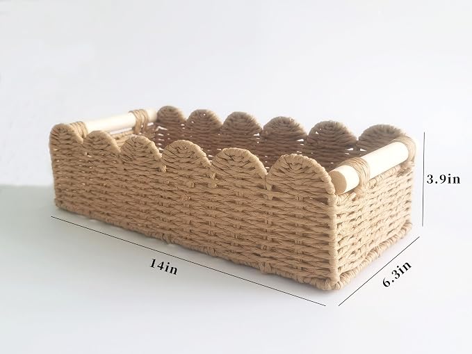 Toilet Paper Storage Basket for the Top of the Toilet Tank – A Decorative and - Image 4