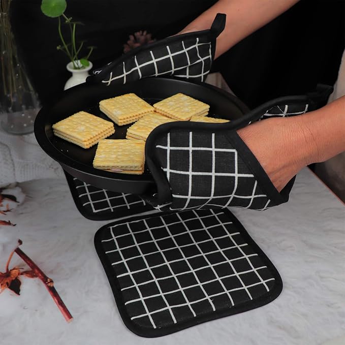 Heat Resistant Potholders Hot Pads-6 Kitchen Pot Holders Set - Image 7
