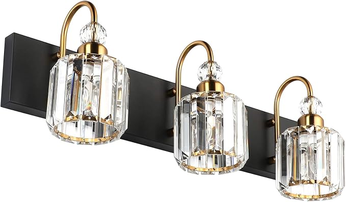 Ralbay Modern Bathroom Vanity Light Fixture, HJ-8600-3T by RalbayLighting