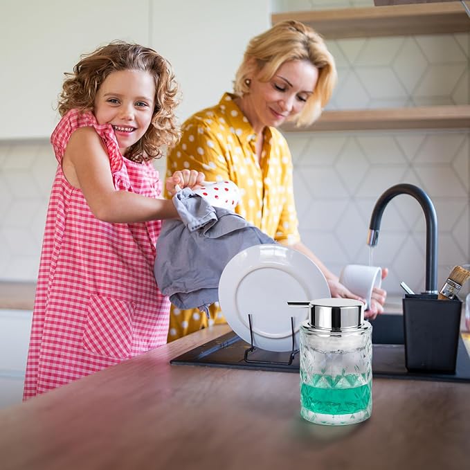 Bathroom Glass Soap Dispenser - Image 3