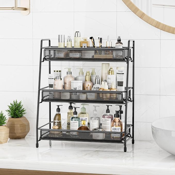 EKNITEY Bathroom Countertop Organizer Rack - Image 2