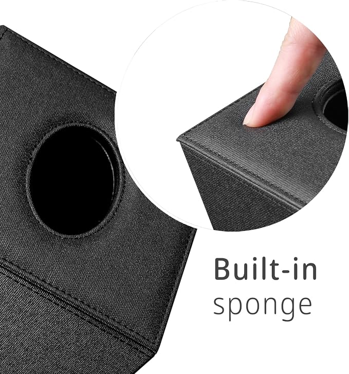 Leather Tissue Box Cover Square, Decorative Cube Tissue Box Holder - Image 5