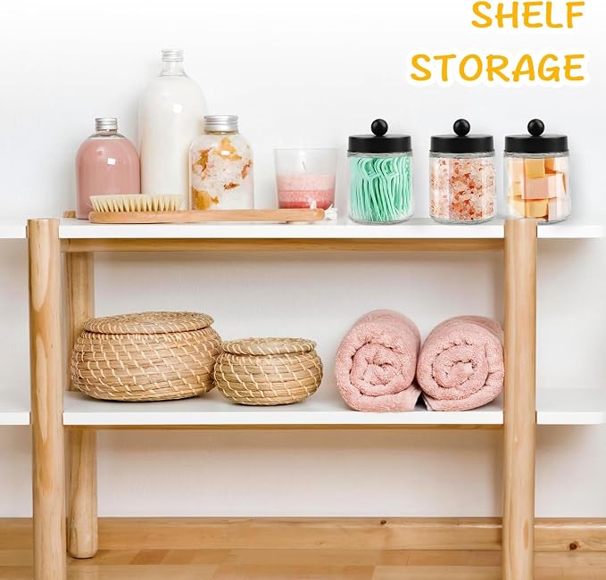 2 Pack Glass Apothecary Jars - Image 3