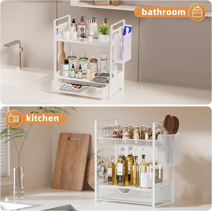 VITVITI 2 Tier Bathroom Organizer Countertop - Image 5