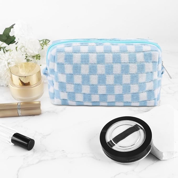 ZLFSRQ 6Pcs Checkered Pencil Case Cute Pencil Pouch - Image 7