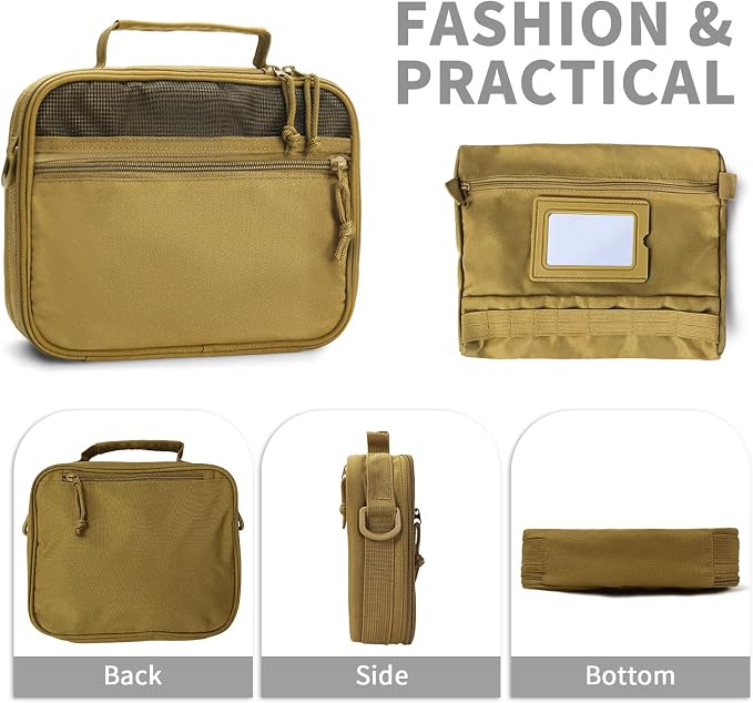 SMONT Toiletry Bag for Men Travel Toiletry Organizer Dopp Kit Organizer - Image 7