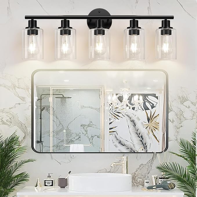 5-Light Bathroom Light Fixtures, Bathroom Wall Lamp - Image 7