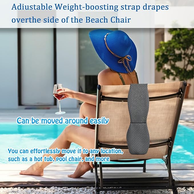 REEZEIVI 2 Pack Hot Tub Headrest Pillow, Chaise Lounge Pillows Outdoor 3D air - Image 4