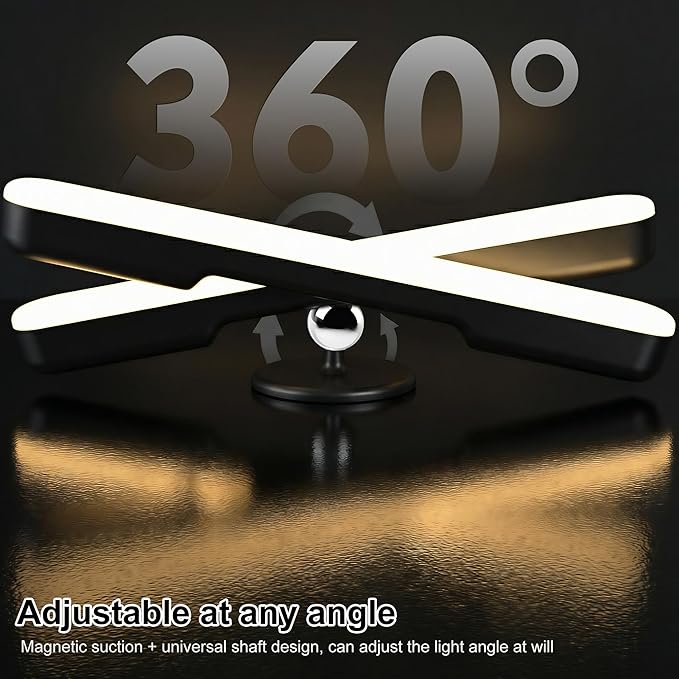 Wireless Vanity Lights for Mirror, Rechargeable Battery Operated Stick on Lamp - Image 5