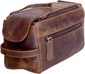 KomalC Premium Buffalo Leather Toiletry Bag by KomalC
