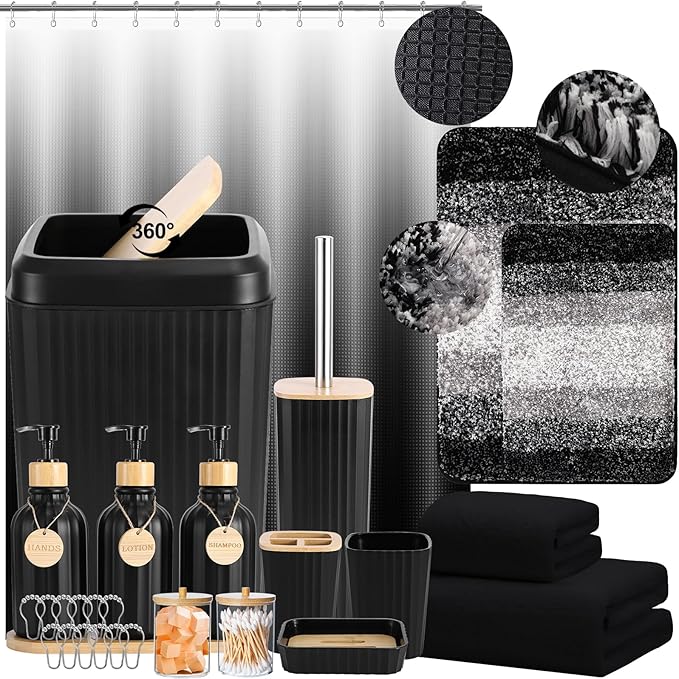 34PCS Bathroom Accessories Set by BetterbathroomwithXLHOME