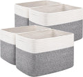 OIAHOMY 4 Pack Storage Baskets for Organizing, Basket for Shelves by MasterofSpaceOptimization