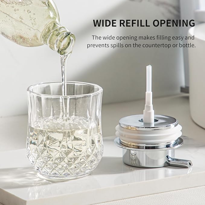 Glass Soap Dispenser Set - Image 2