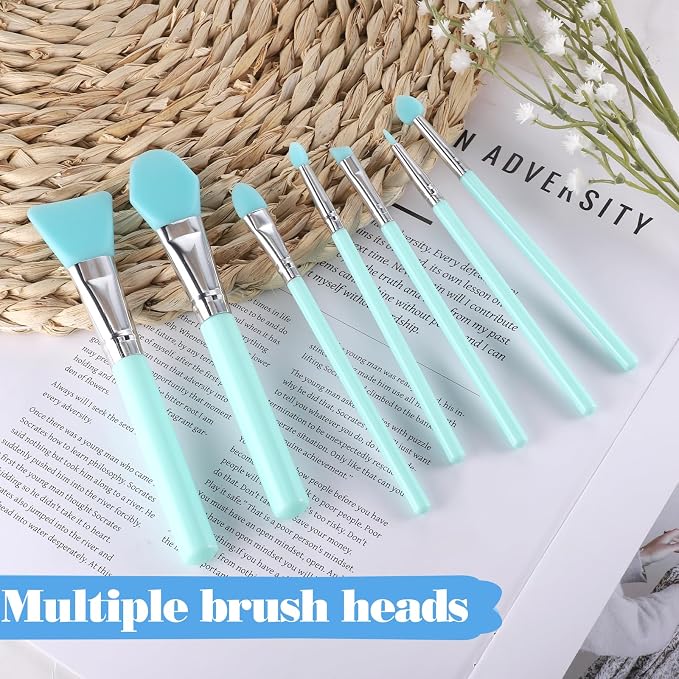 7PCS Silicone Brush Applicator Kit, Resin Brush Applicator UV Resin Brushes - Image 4