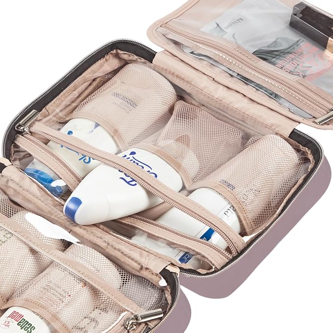 NISHEL Travel Toiletry Bag for women, Portable Hanging Organizer for - Image 6