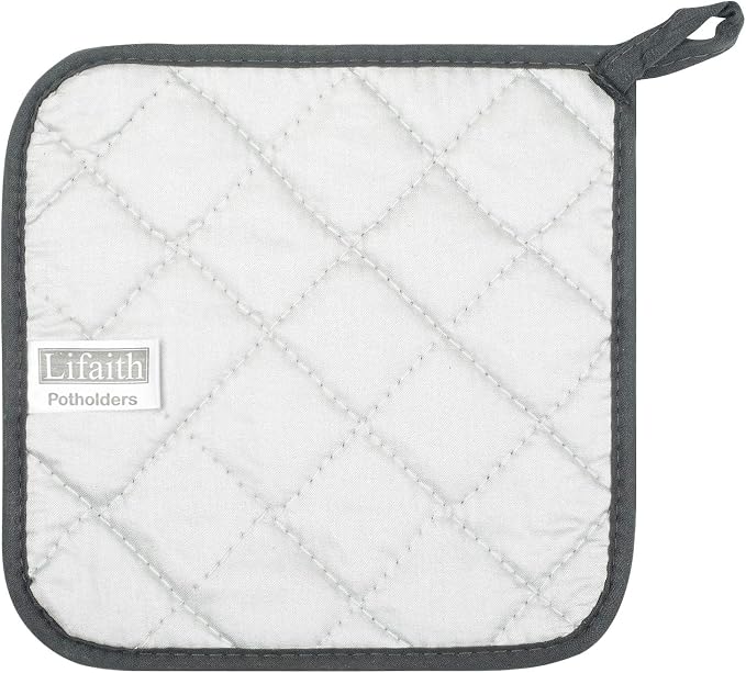 100% Cotton Kitchen Everyday Basic Terry Pot Holder Heat Resistant Coaster - Image 3