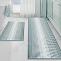 BSICPRO Bathroom Rugs and Mats Sets, 2 Piece Thick Absorbent Chenille Bath Mat by BSICPRO