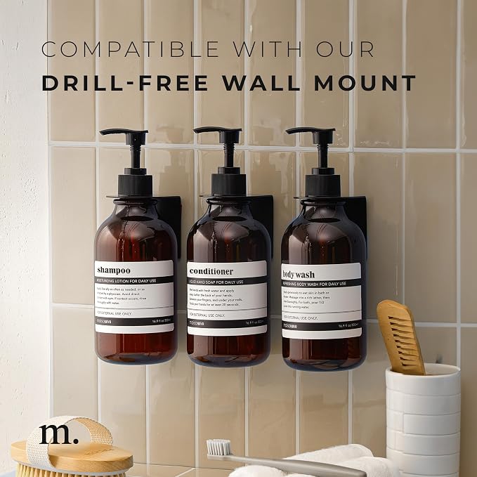 MaisoNovo Refillable Shampoo and Conditioner Bottles - Image 7