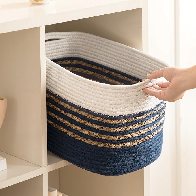 UBBCARE 4 Pack Baskets for Organizing, Woven Storage Baskets for Toys and Towel - Image 7