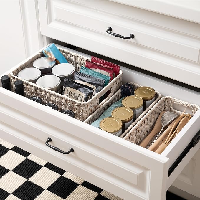 GRANNY SAYS Wicker Baskets for Organizing, Wicker Storage Basket for Shelf - Image 6