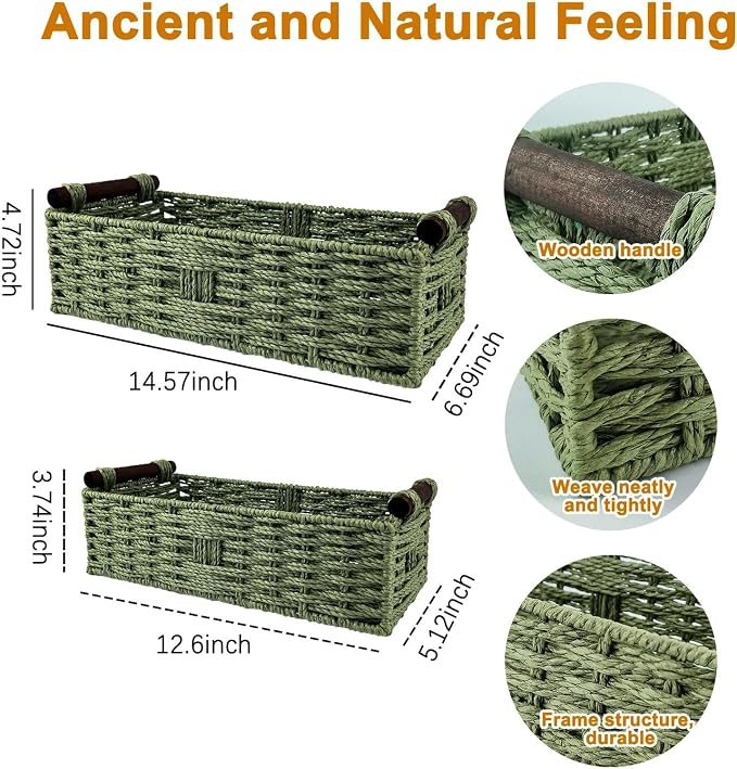 Green Toilet Basket Tank Topper - Image 5