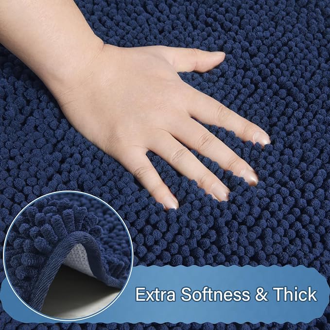 AROGAN Bathroom Rug Sets 2 Piece, Washable Bath Rug, Absorbent Soft Non Slip - Image 6
