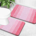 OLANLY Bathroom Rug Set 2 Piece, Soft Absorbent Microfiber Bath Mats and by OLANLY