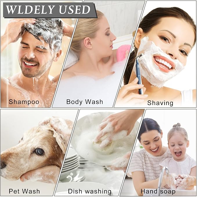 70 Pcs 2 oz Plastic Foam Soap Dispensers Refillable Lash Shampoo Bottles - Image 7