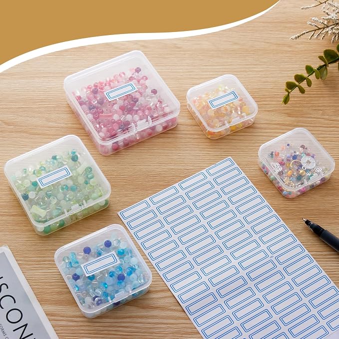 Goodma Small Bead Organizers, 78 Pieces Mixed Sizes Plastic Storage Cases Mini - Image 6