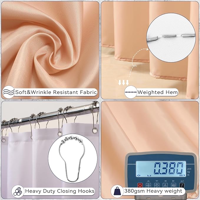 24Pcs White and Gold Bathroom Set - Image 5