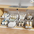 Delamu 2-Tier Multi-Purpose Bathroom Under Sink Organizers and Storage by DELAMU