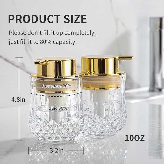 Glass Foam Soap Dispenser Set - Image 3