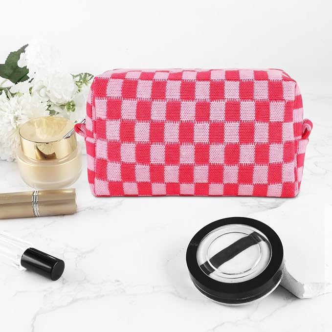ZLFSRQ 6Pcs Checkered Pencil Case Cute Pencil Pouch - Image 7