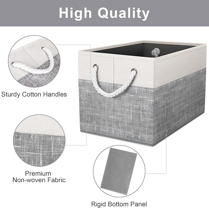 Fab totes Storage Bins, Foldable Storage Baskets - Image 3