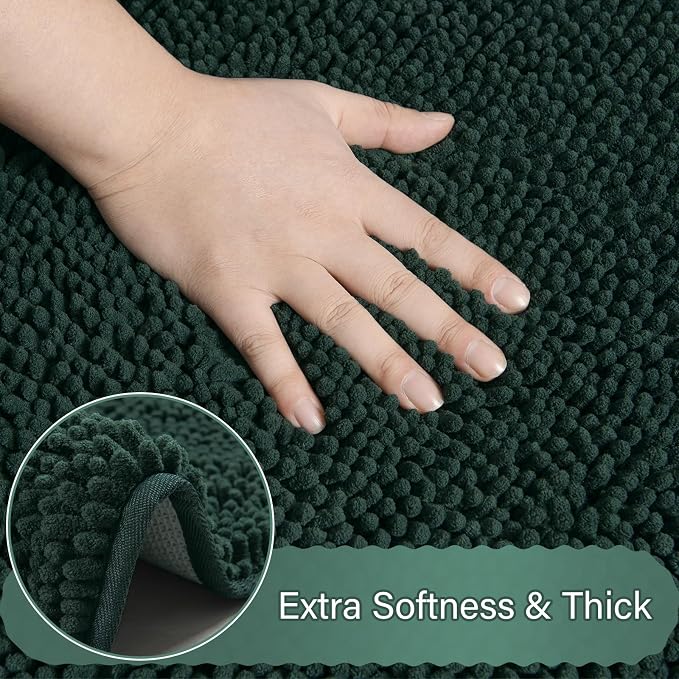 AROGAN Bathroom Rug Sets 2 Piece, Washable Bath Rug Set, Absorbent Soft Non - Image 6