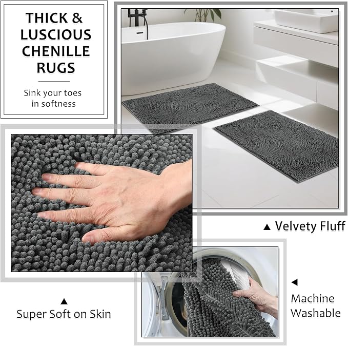 8-Piece Grey Bathroom Sets - Image 4