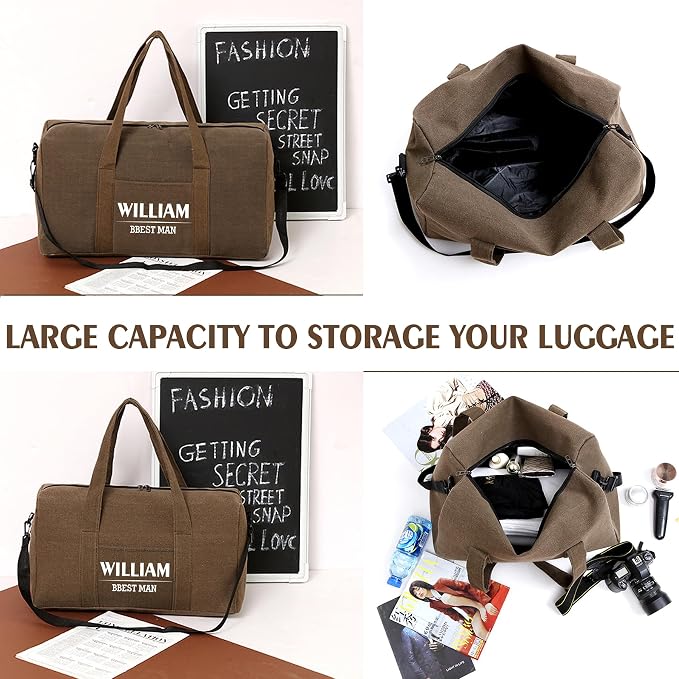 Flycalf Personalized Duffel Bag Travel - Image 3